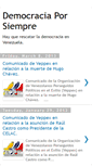 Mobile Screenshot of democraciaporsiempre.blogspot.com