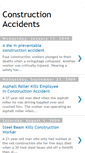 Mobile Screenshot of constructionaccidents.blogspot.com