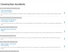 Tablet Screenshot of constructionaccidents.blogspot.com