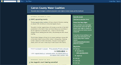 Desktop Screenshot of catronwatercoalition.blogspot.com