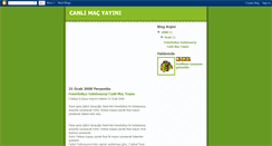 Desktop Screenshot of canlimacyayini.blogspot.com