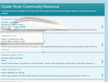 Tablet Screenshot of oysterrivercommunity.blogspot.com