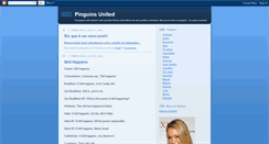 Desktop Screenshot of pinguinsunited.blogspot.com