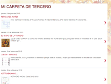 Tablet Screenshot of micarpetadetercero.blogspot.com