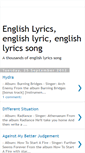 Mobile Screenshot of englishlyric.blogspot.com