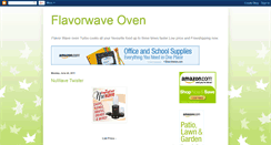 Desktop Screenshot of flavorwave-oven.blogspot.com