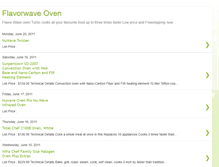 Tablet Screenshot of flavorwave-oven.blogspot.com