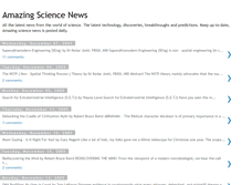 Tablet Screenshot of amazingsciencenews.blogspot.com