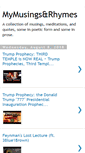 Mobile Screenshot of mymusingsrhymes.blogspot.com