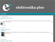 Tablet Screenshot of elektronika-plus.blogspot.com