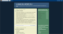 Desktop Screenshot of laradiodeldeporte.blogspot.com