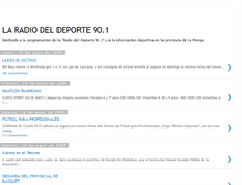 Tablet Screenshot of laradiodeldeporte.blogspot.com