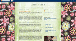 Desktop Screenshot of little-baby-t.blogspot.com