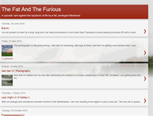 Tablet Screenshot of fatandfurious.blogspot.com