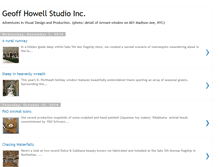 Tablet Screenshot of geoffhowellstudio.blogspot.com