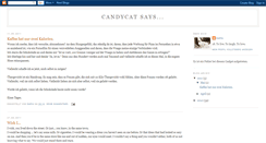 Desktop Screenshot of candycatsays.blogspot.com