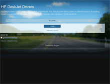 Tablet Screenshot of hpdeskjetdrivers.blogspot.com