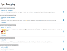 Tablet Screenshot of flyerblogging.blogspot.com