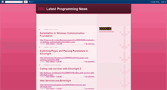 Desktop Screenshot of latestprogrammingnews.blogspot.com