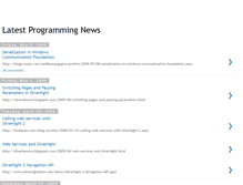 Tablet Screenshot of latestprogrammingnews.blogspot.com
