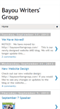 Mobile Screenshot of bayouwritersgroup.blogspot.com