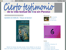 Tablet Screenshot of ciertotestimonio.blogspot.com