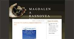 Desktop Screenshot of magdalenarasnoveanu.blogspot.com