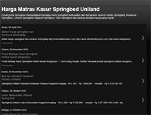 Tablet Screenshot of hargakasurspringbeduniland.blogspot.com