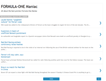 Tablet Screenshot of formula-1-maniac.blogspot.com