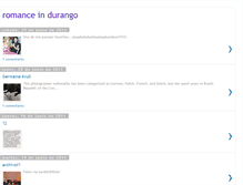 Tablet Screenshot of durangoinromance.blogspot.com