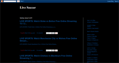 Desktop Screenshot of live-soccer-tv-channel.blogspot.com