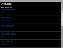 Tablet Screenshot of live-soccer-tv-channel.blogspot.com