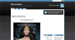 Desktop Screenshot of fake-archives.blogspot.com