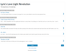 Tablet Screenshot of lyricslovelightrevolution.blogspot.com