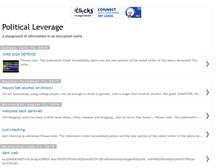 Tablet Screenshot of politicalleverage.blogspot.com