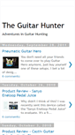Mobile Screenshot of guitarhunter.blogspot.com