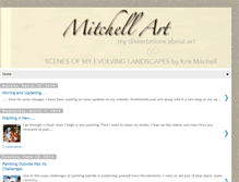 Tablet Screenshot of mitchellart.blogspot.com