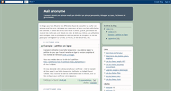 Desktop Screenshot of mailanonyme.blogspot.com