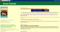 Desktop Screenshot of greenparents0809.blogspot.com