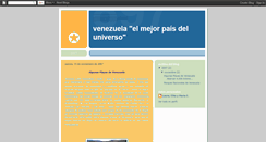 Desktop Screenshot of conocetuvenezuela.blogspot.com