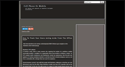 Desktop Screenshot of cellphoneormobile.blogspot.com