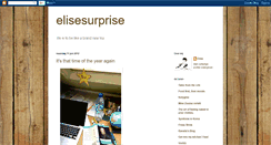 Desktop Screenshot of elisesurprise.blogspot.com