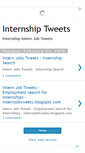 Mobile Screenshot of internjobtweets.blogspot.com