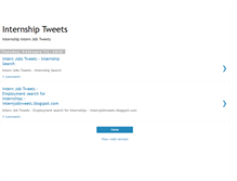 Tablet Screenshot of internjobtweets.blogspot.com