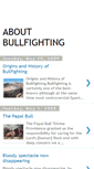 Mobile Screenshot of aboutbullfighting.blogspot.com