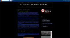 Desktop Screenshot of estonoesunblogestoes.blogspot.com