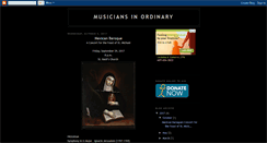Desktop Screenshot of musiciansinordinary.blogspot.com