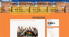 Desktop Screenshot of complejoculturallaportadadelsol.blogspot.com