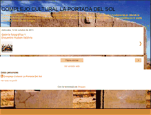 Tablet Screenshot of complejoculturallaportadadelsol.blogspot.com