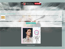 Tablet Screenshot of liquidlogickayaking.blogspot.com